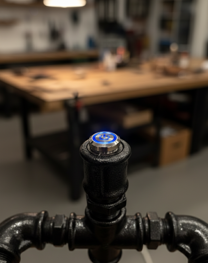 Lampada Industrial Artigianale