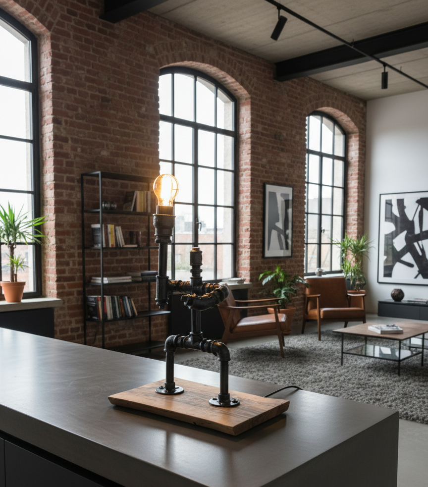 Lampada Industrial Artigianale