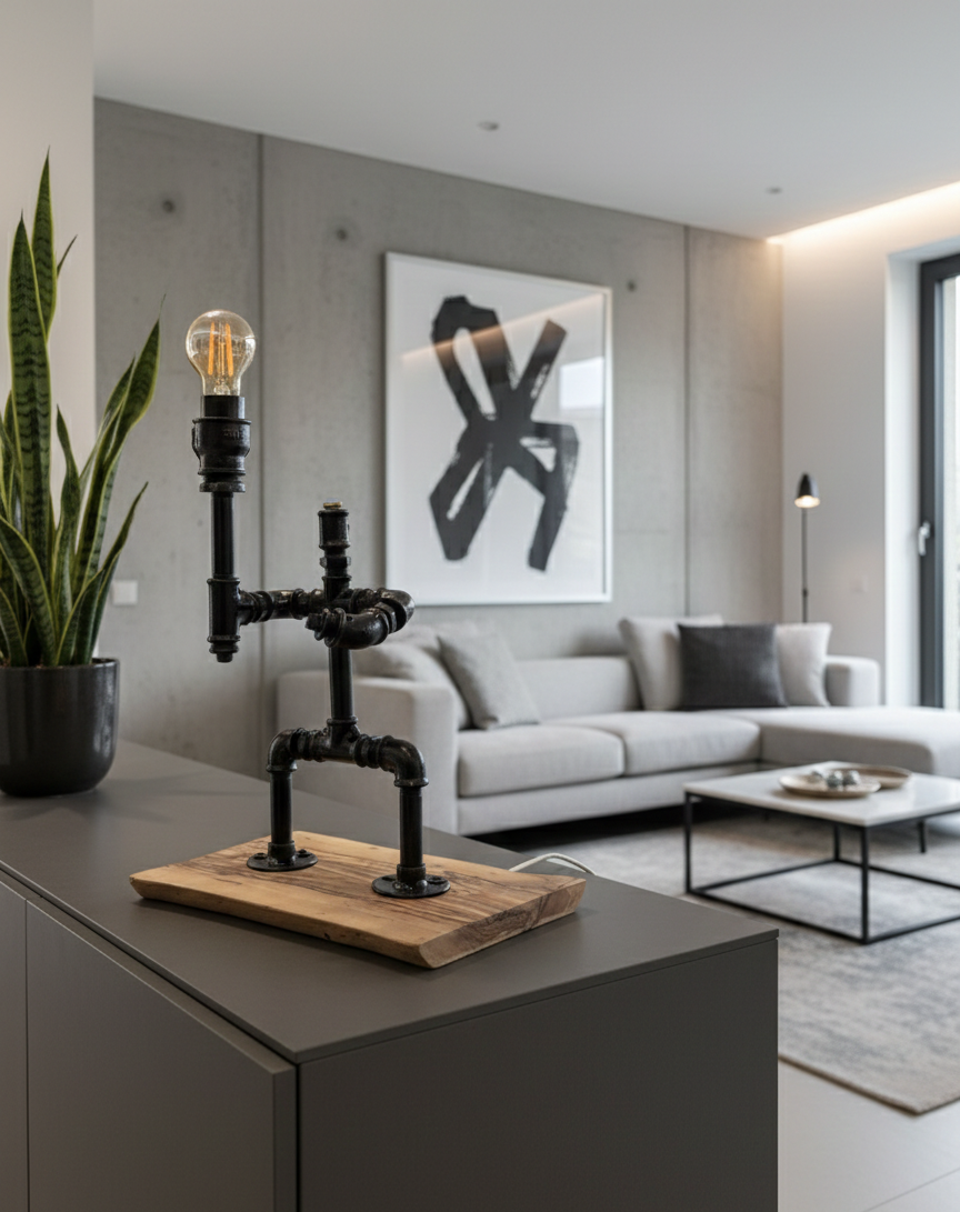 Lampada Industrial Artigianale