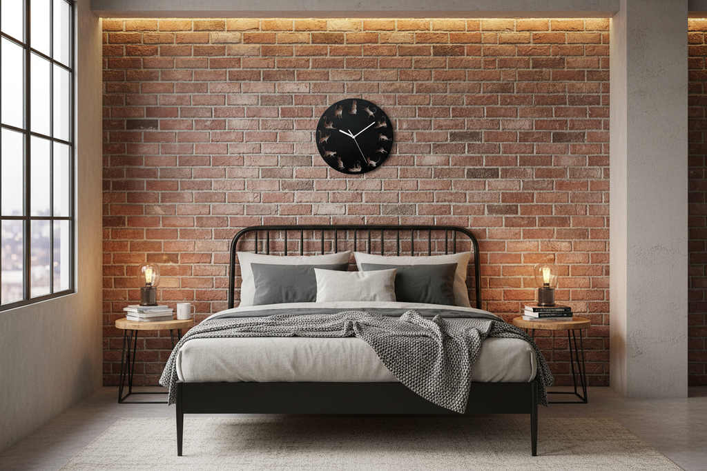 Orologio in Loft Industriale